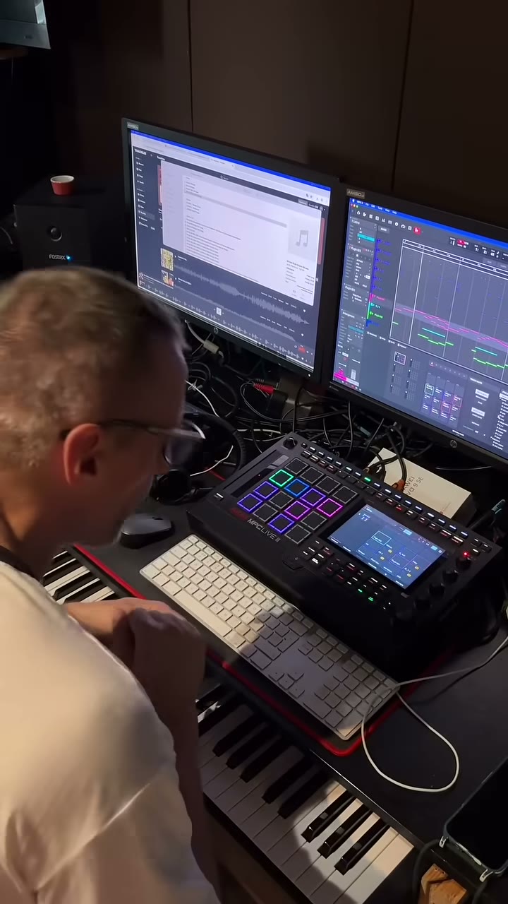 Waco przy MPC Live 3 w studiu